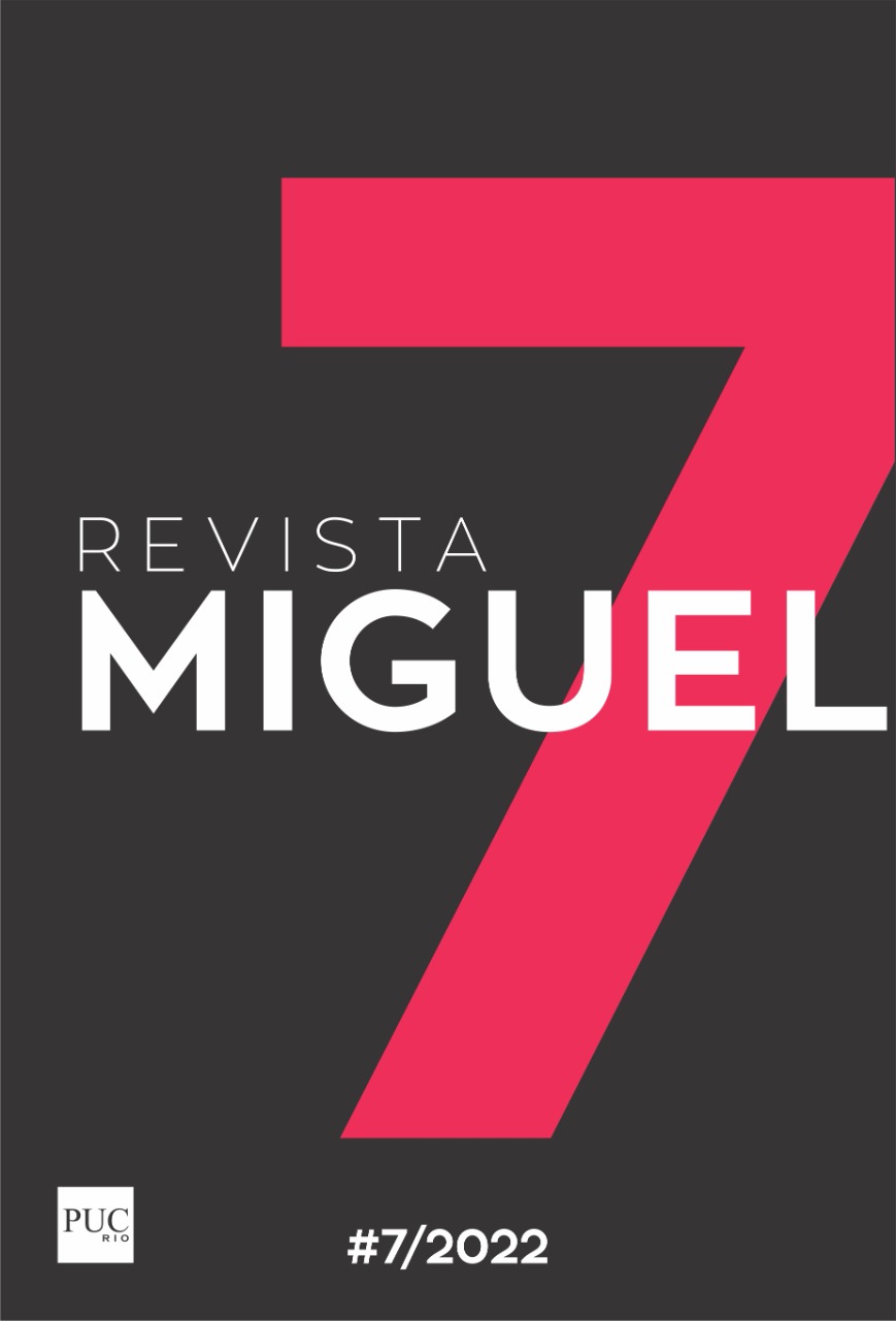 Capa da revista miguel fasciculo Ano 2022 Nº 7                    jul/dez