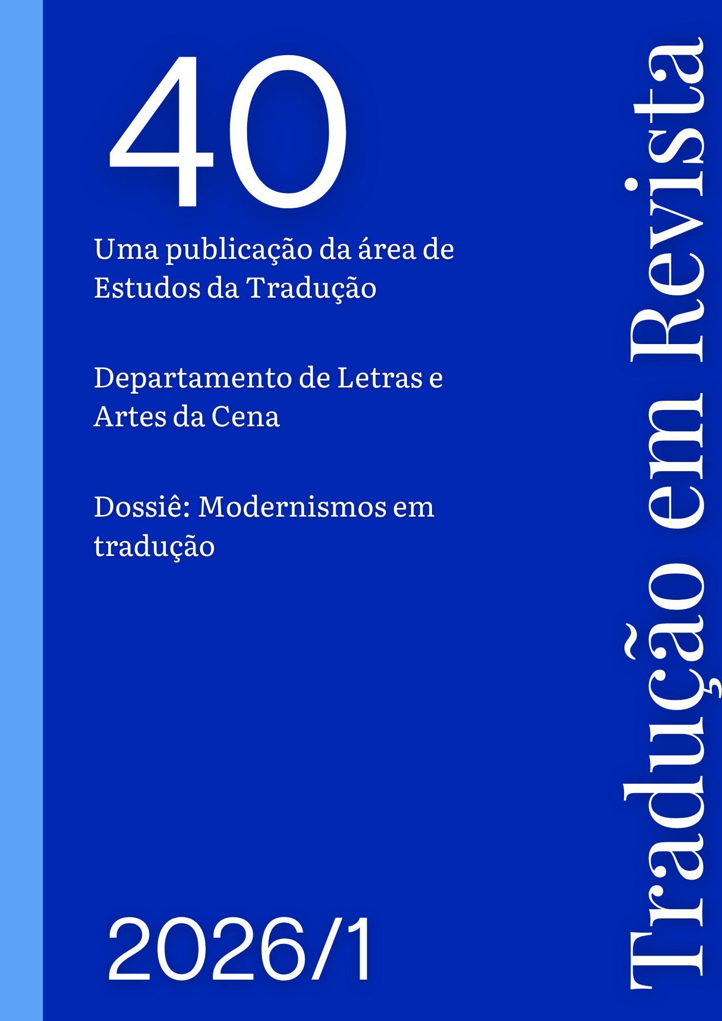 Capa edição atual